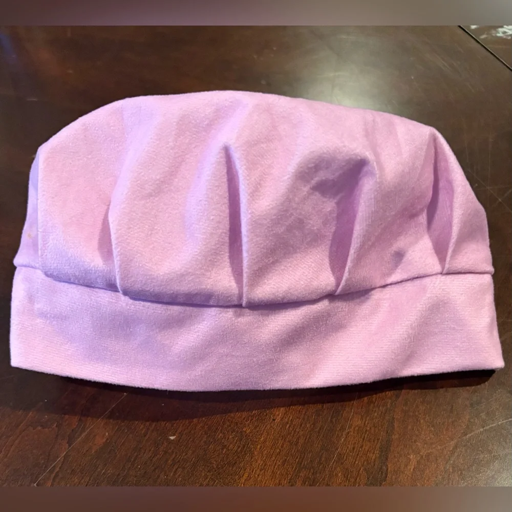 Girl’s Purple Unicorn ‘’Be Unique” Chef Apron and Hat Set, Kids Size 10